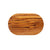 Eco Bath Soap Dish - Olive Wood Ridged Back